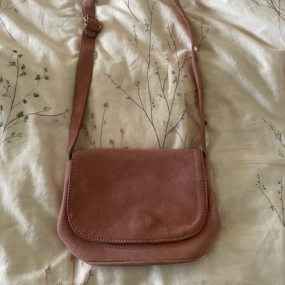 Coach purse! Pink suede! Like new!!